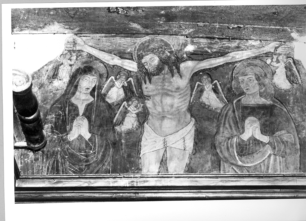 crocifissione (dipinto) - ambito umbro-marchigiano (fine, inizio sec. XV, sec. XVI)