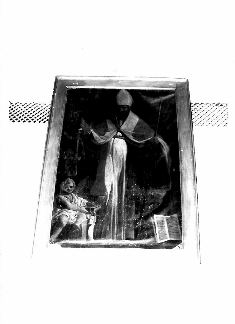 Santo vescovo (dipinto) - ambito marchigiano (fine/inizio secc. XVII/ XVIII)
