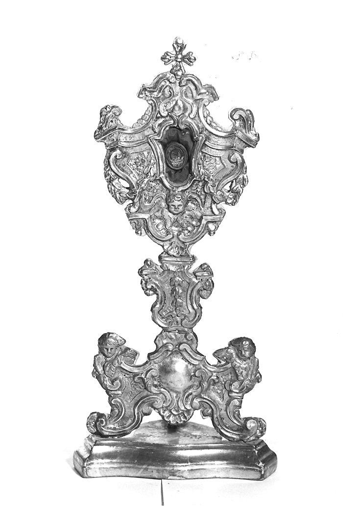 reliquiario - a ostensorio - bottega marchigiana (fine sec. XVIII)
