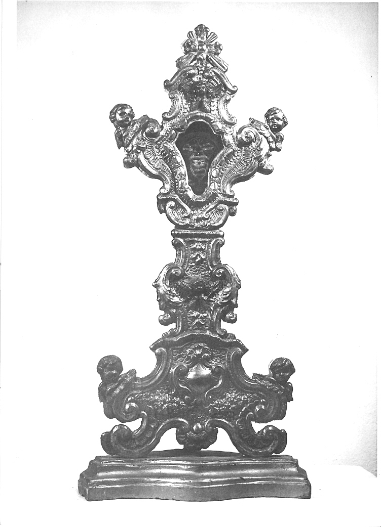 reliquiario - a ostensorio, serie - bottega marchigiana (prima metà sec. XVIII)