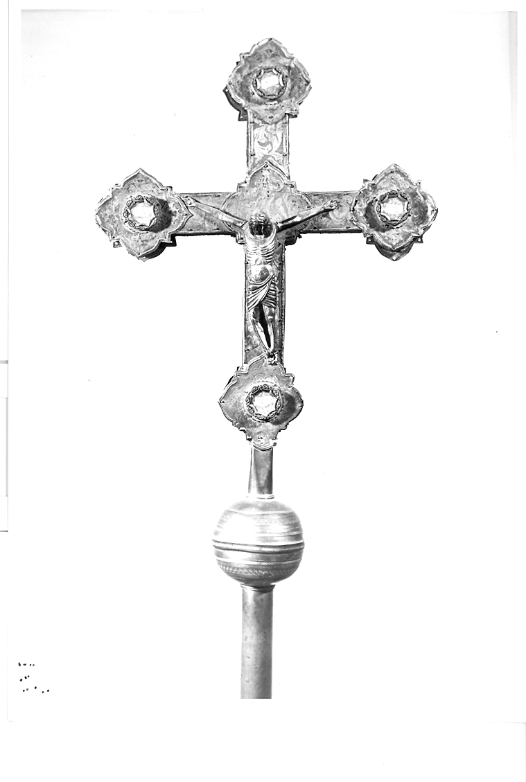 croce processionale - bottega marchigiana (fine/inizio secc. XIV/ XV)