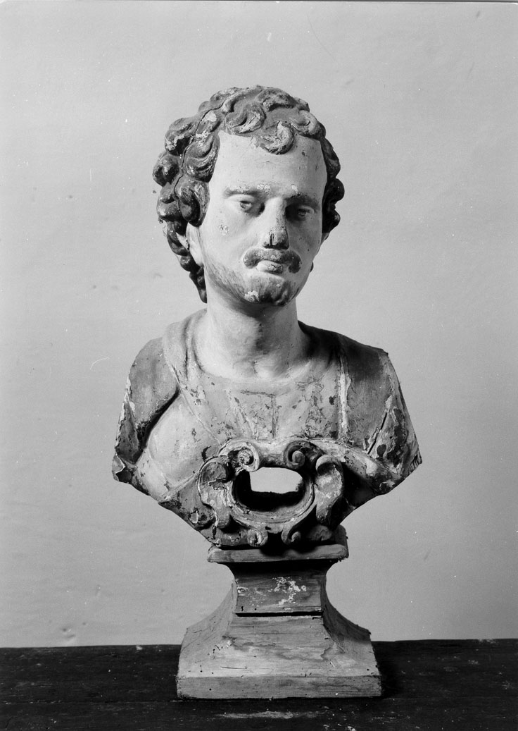 figura maschile (reliquiario - a busto) - bottega marchigiana (sec. XVII)