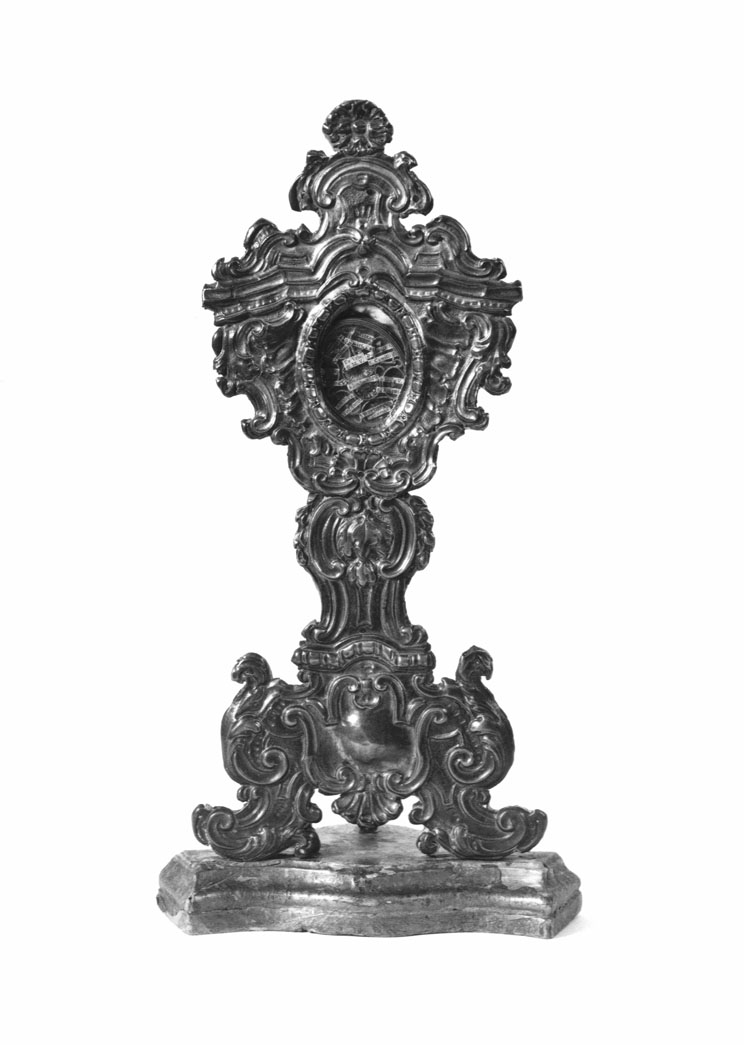 reliquiario - a ostensorio - bottega marchigiana (seconda metà sec. XVIII)