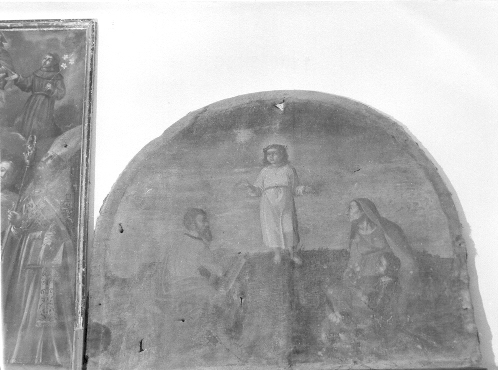 Maria Vergine bambina con Sant'Anna, San Gioacchino e Federico Ubaldo Della Rovere (dipinto) - ambito marchigiano (primo quarto sec. XVII)