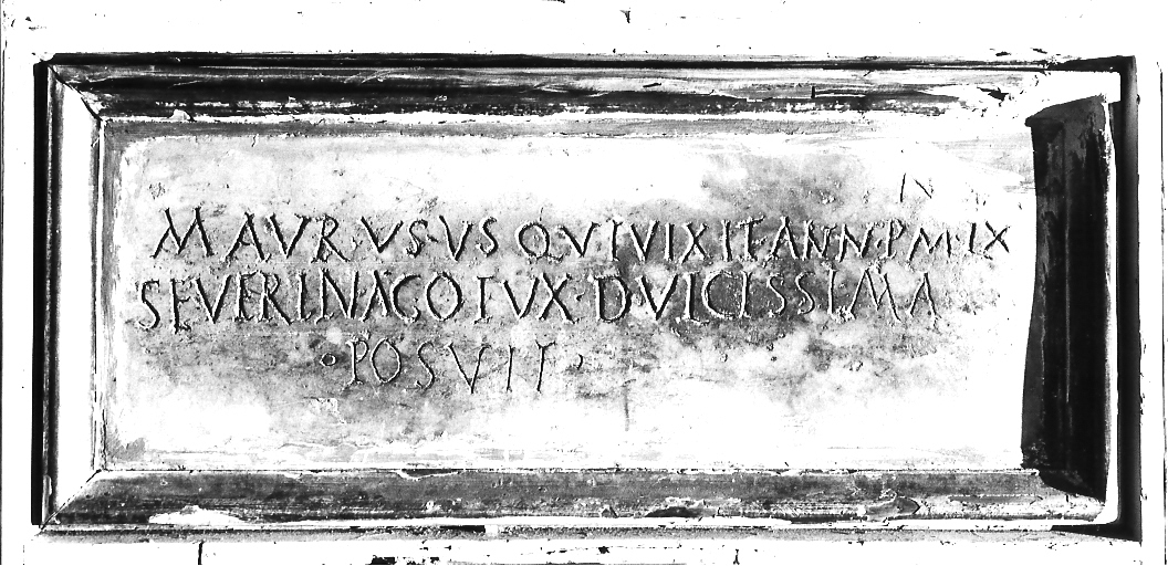 lapide commemorativa - bottega marchigiana (sec. XII)