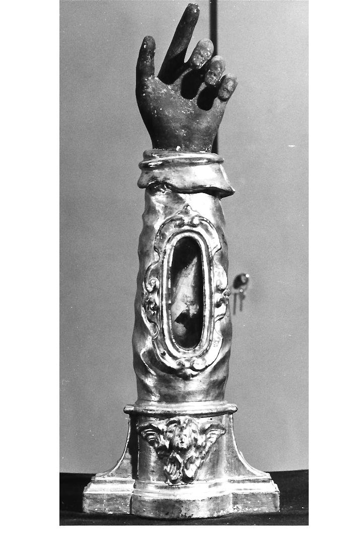 reliquiario, serie - bottega marchigiana (sec. XVII)