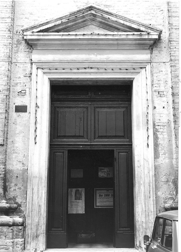 portale architravato - bottega marchigiana (sec. XIX)