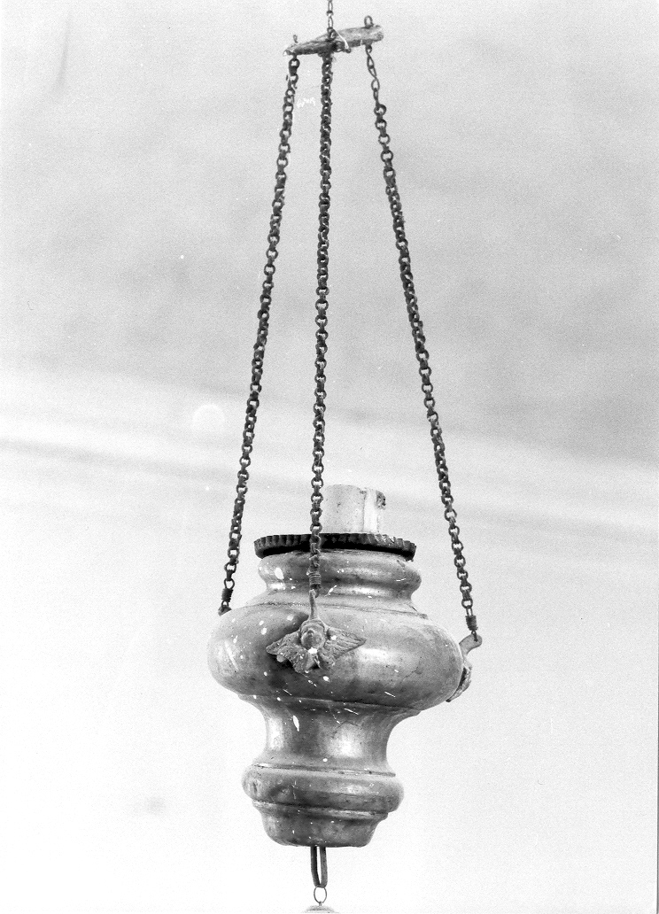 cherubini (lampada pensile) - bottega marchigiana (sec. XIX)
