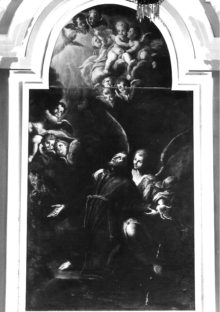 estasi di San Francesco d'Assisi (dipinto) di Mancini Francesco (prima metà sec. XVIII)