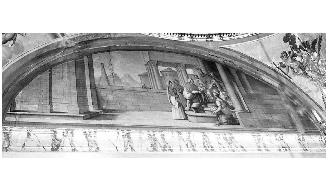 presentazione di Gesù al tempio (dipinto, elemento d'insieme) - ambito marchigiano (sec. XIX)