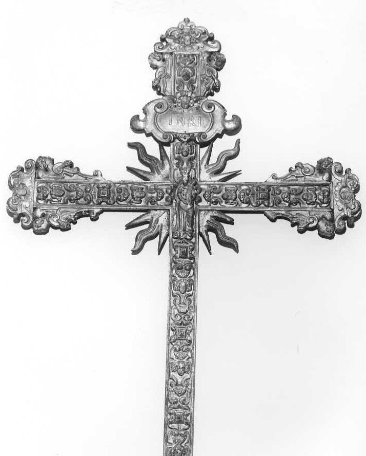 croce processionale - bottega marchigiana (metà sec. XVII)