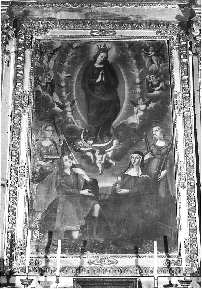 altare, insieme - bottega marchigiana (primo quarto sec. XVII)