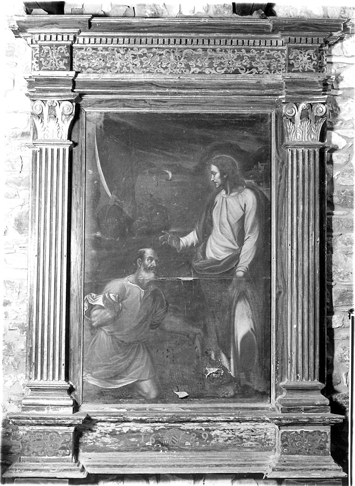 Cristo e San Pietro (dipinto) - ambito marchigiano (prima metà sec. XVIII)