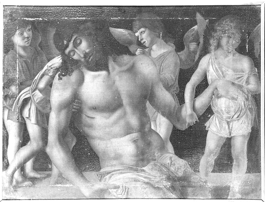 Cristo compianto dagli angeli (dipinto) - ambito Italia centrale (fine/inizio secc. XVI/ XVII)