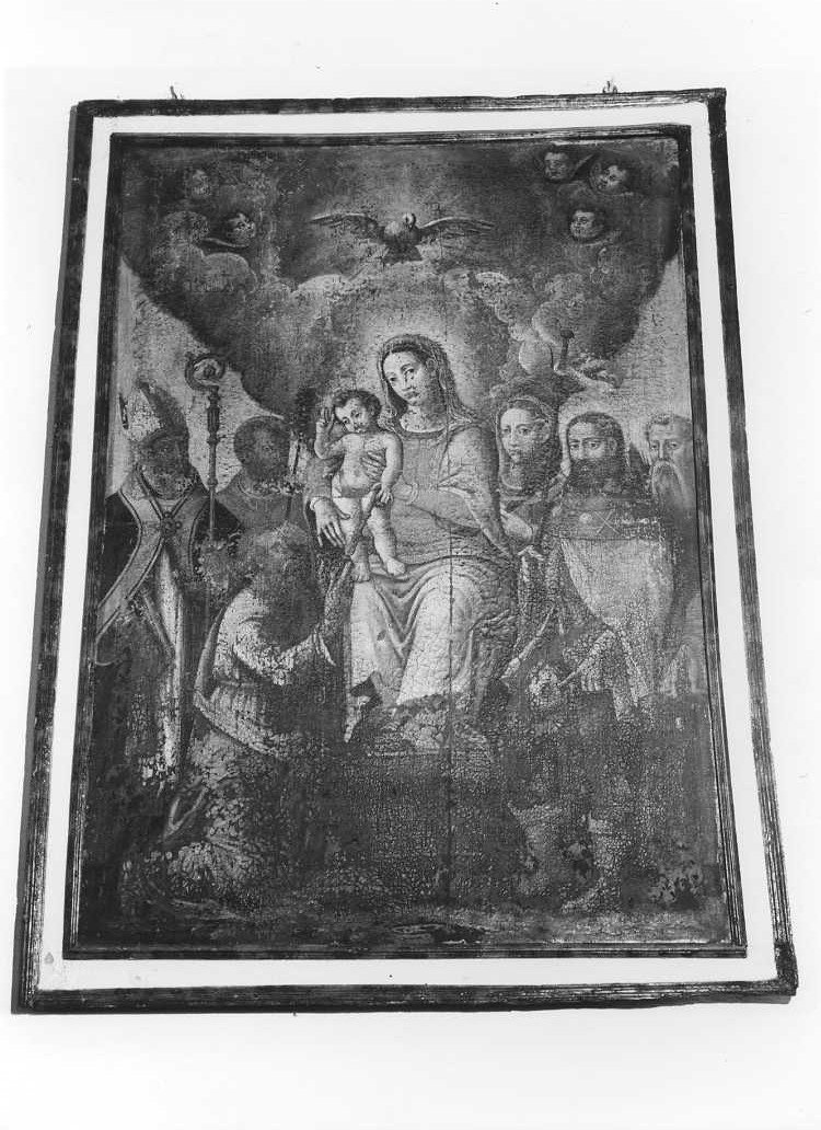 Madonna con Bambino e Santi (dipinto) - ambito marchigiano (sec. XVI)