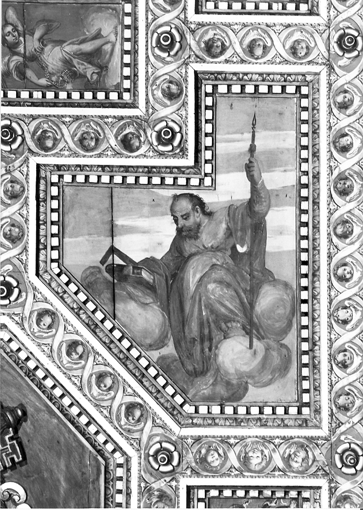 San Tommaso Apostolo (lacunare, elemento d'insieme) di Costa Andrea, Rizzo Antonio, Gattucci Tommaso, Zappetta Giacomo (sec. XVII)