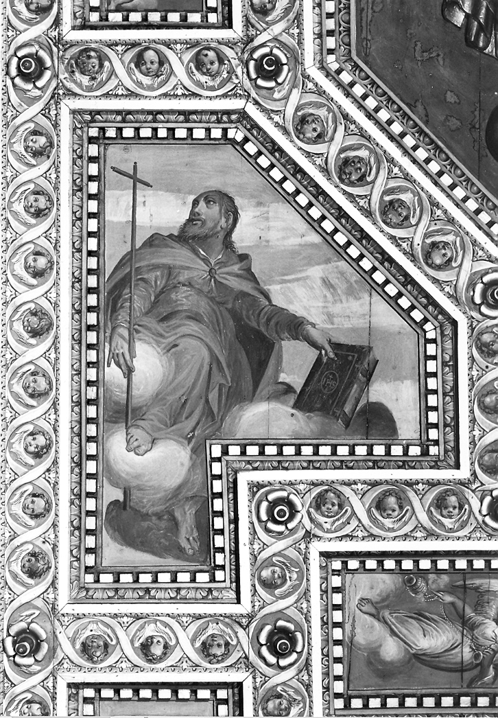 San Filippo Apostolo (lacunare, elemento d'insieme) di Costa Andrea, Rizzo Antonio, Gattucci Tommaso, Zappetta Giacomo (sec. XVII)