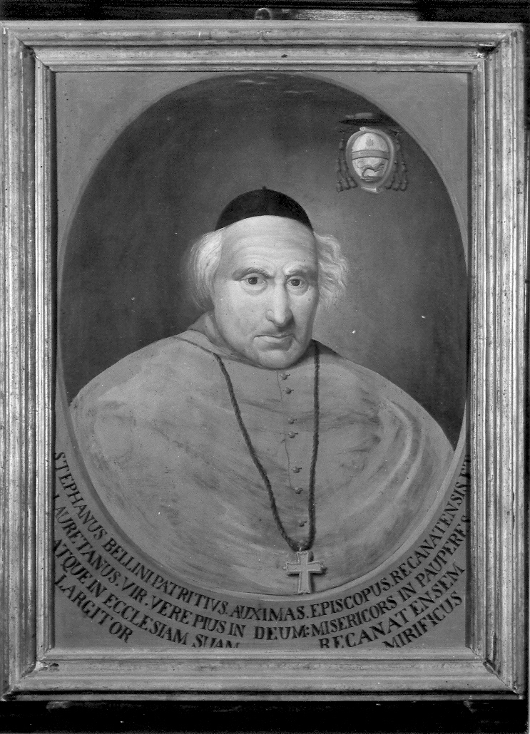 ritratto del vescovo Stefano Bellini (dipinto) - ambito marchigiano (sec. XIX)