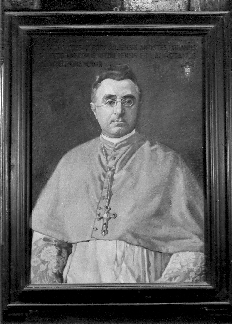 ritratto del vescovo Aloisio Cossio (dipinto) - ambito marchigiano (sec. XX)