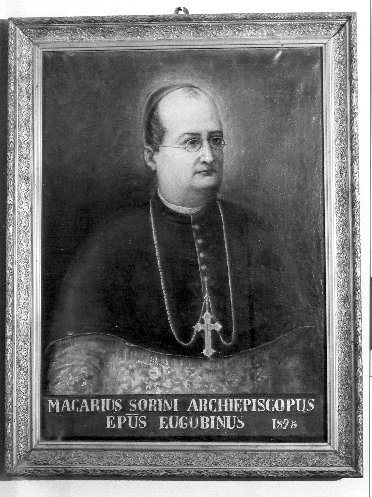 ritratto dell'arcivescovo Macario Sorini (dipinto) - ambito marchigiano (fine/inizio secc. XIX/ XX)