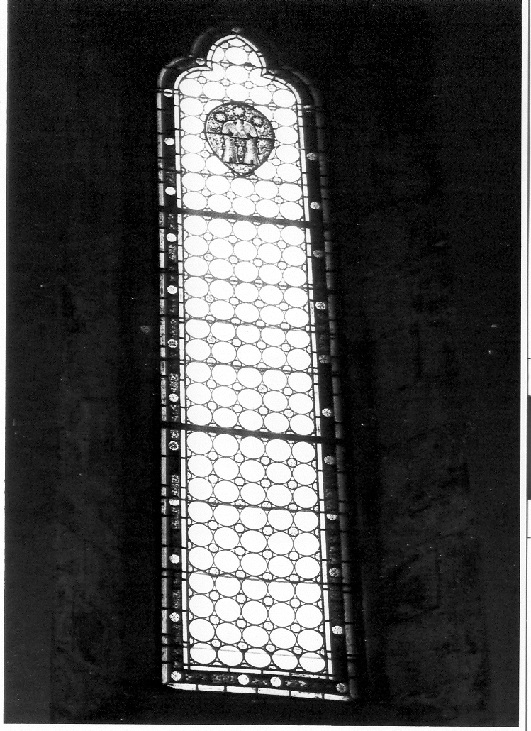 stemma gentilizio (vetrata, elemento d'insieme) di Mossmeyer Francesco (sec. XX)