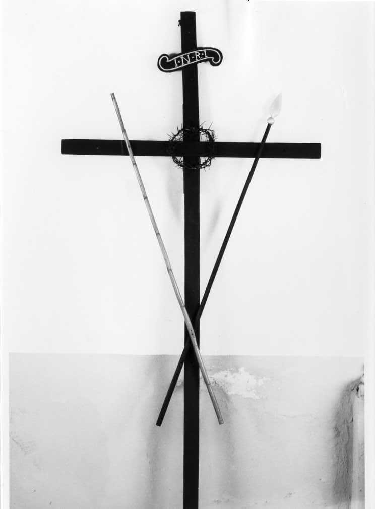 croce penitenziale - bottega marchigiana (secc. XIX/ XX)