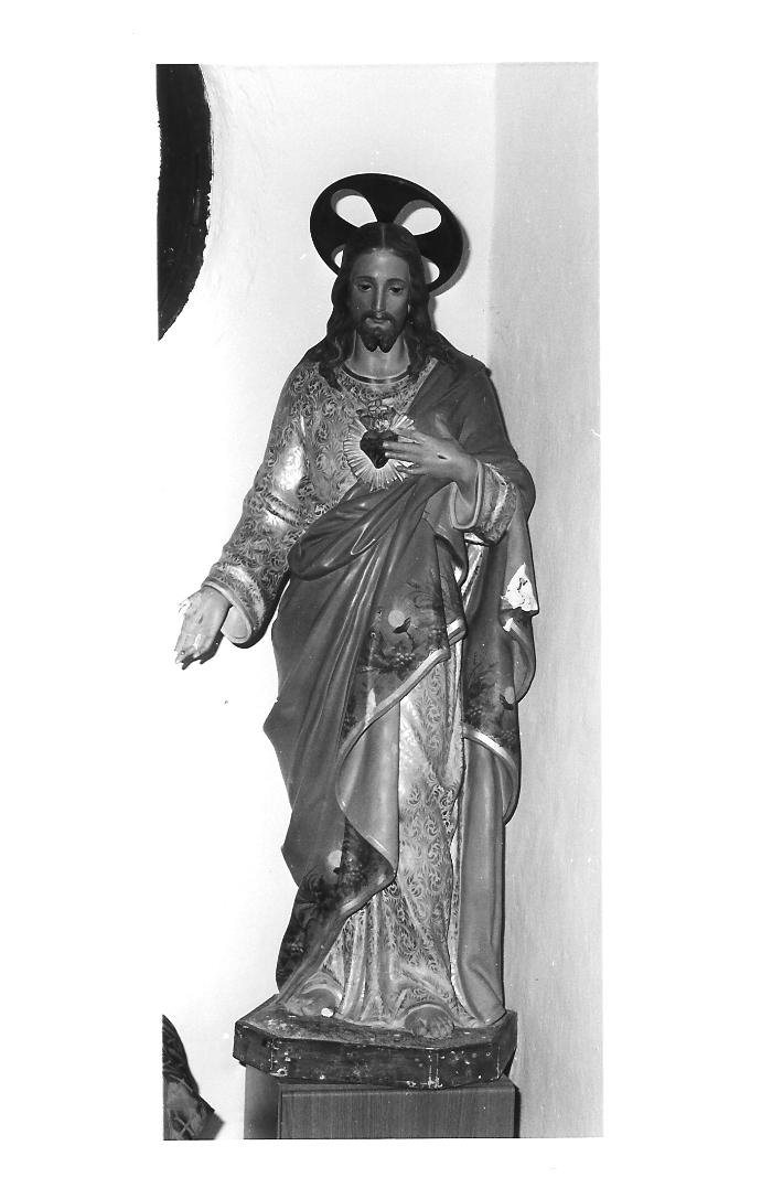 Sacro Cuore di Gesù (statua) - bottega italiana (primo quarto sec. XX)