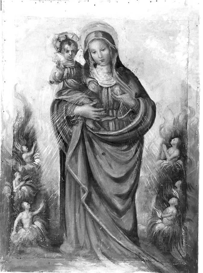 Santa Maria delle Grazie (dipinto) - ambito umbro-marchigiano (prima metà sec. XVI)
