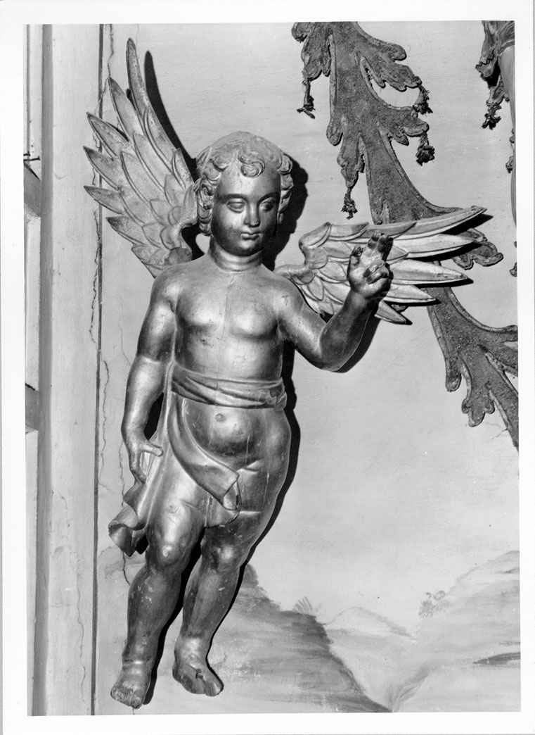 angelo (decorazione plastica, serie) - bottega marchigiana (sec. XVII)