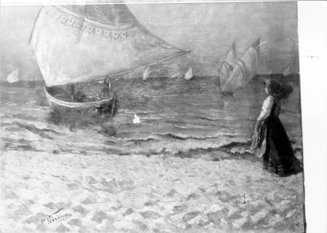 marina (dipinto) di Nardini Pio (fine/inizio secc. XIX/ XX)