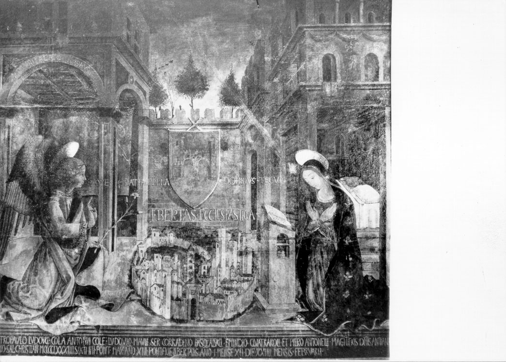 Annunciazione (dipinto) di Alemanno Pietro (sec. XV)