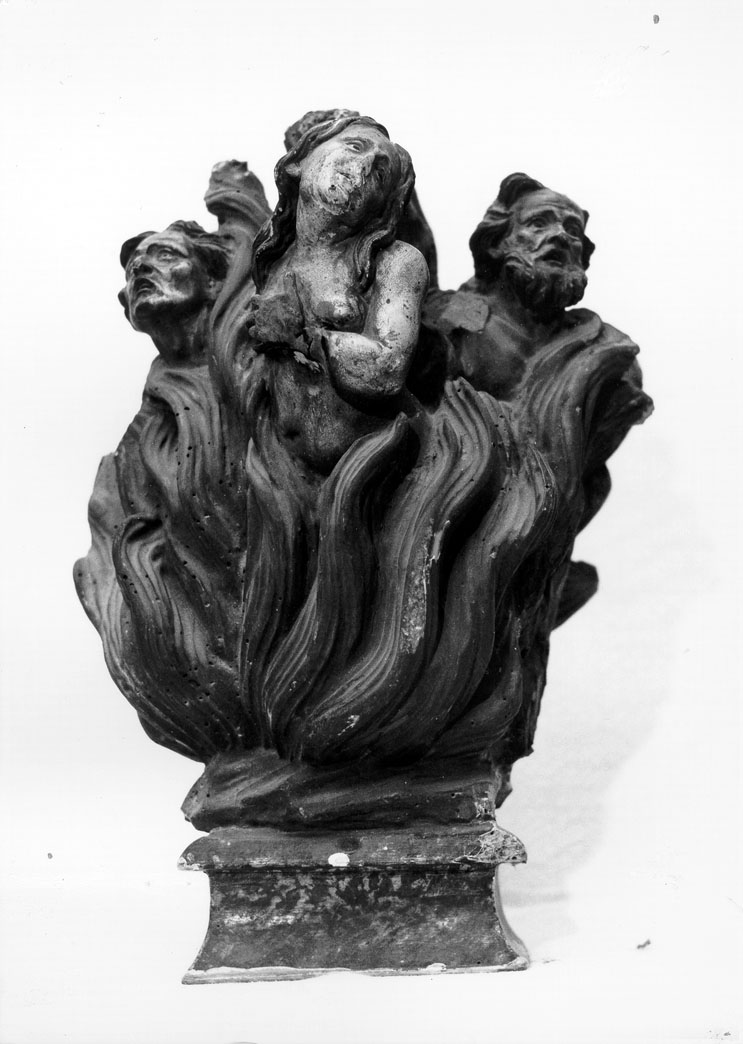 anime del purgatorio (gruppo scultoreo) - bottega marchigiana (sec. XVII)