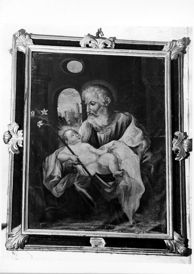 San Giuseppe e Gesù Bambino (dipinto) - ambito marchigiano (sec. XVIII)