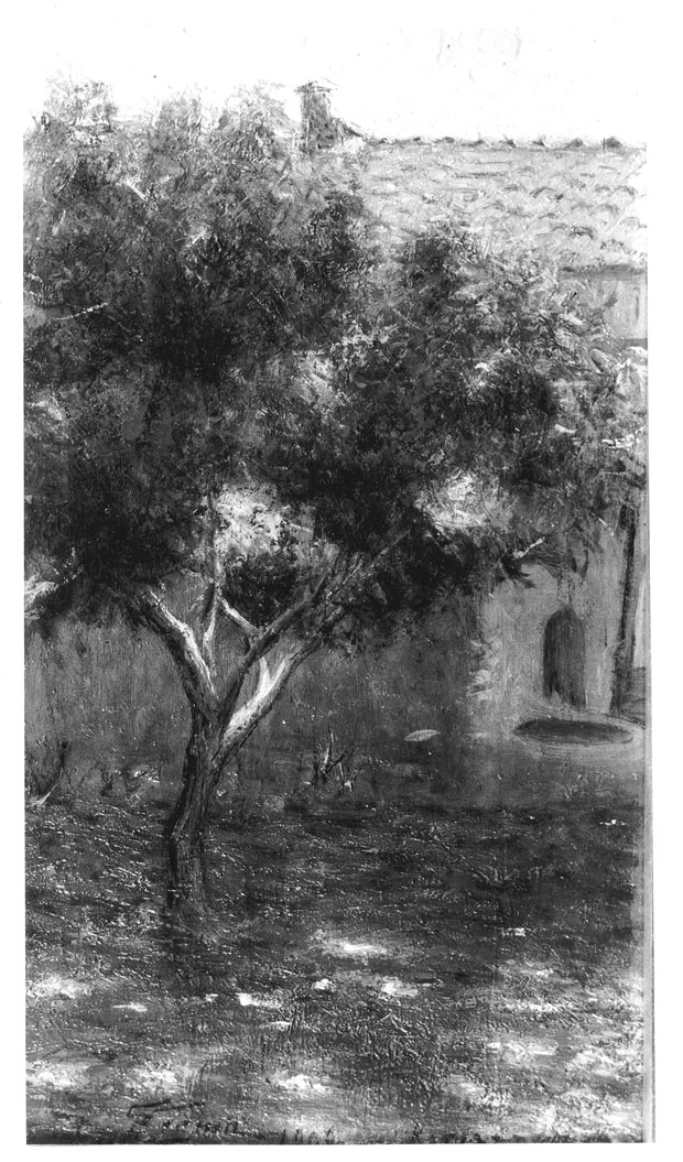 paesaggio rurale (dipinto) di Crema Giovanni Battista (sec. XX)