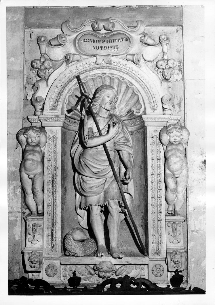 San Giovanni Battista (statua) di Amantini Tommaso (attribuito) (metà sec. XVII)