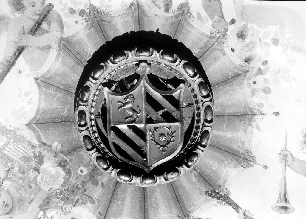 stemma gentilizio della famiglia Ubaldini (rilievo) - ambito marchigiano (metà sec. XIX)