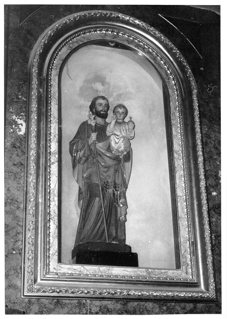 San Giuseppe e Gesù Bambino (statua) - ambito marchigiano (sec. XVIII)