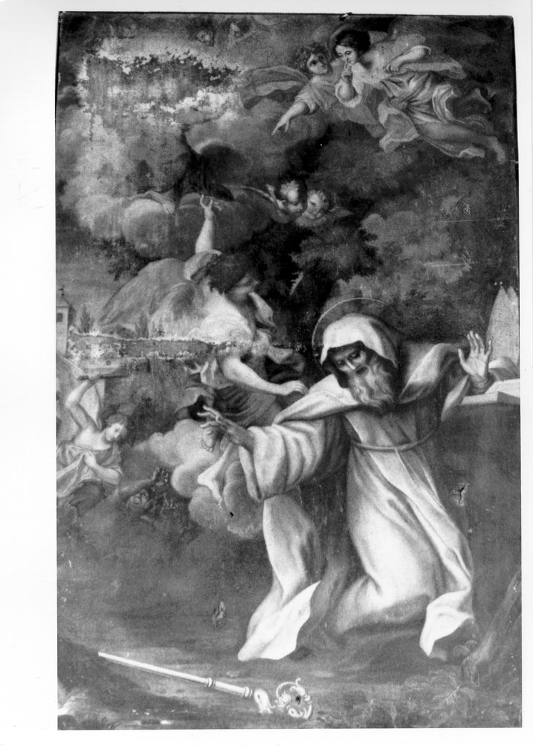 tentazioni di San Romualdo (dipinto) di Liozzi Antonio (sec. XVIII)