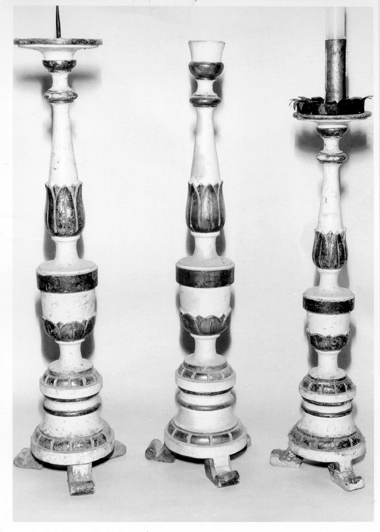 candeliere, serie - bottega marchigiana (sec. XIX)