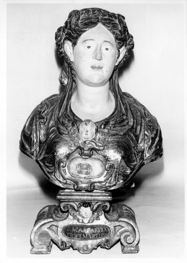 Santa Margherita (reliquiario - a busto) - bottega marchigiana (sec. XVII)