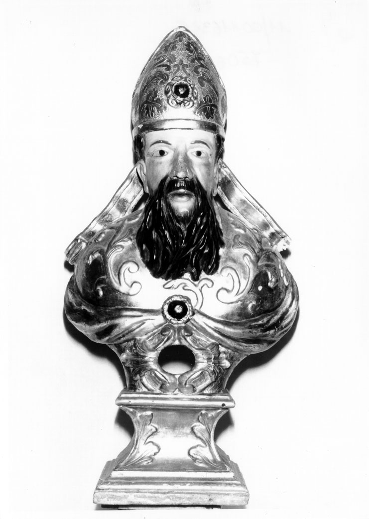 San Biagio (reliquiario - a busto) - bottega marchigiana (sec. XVIII)