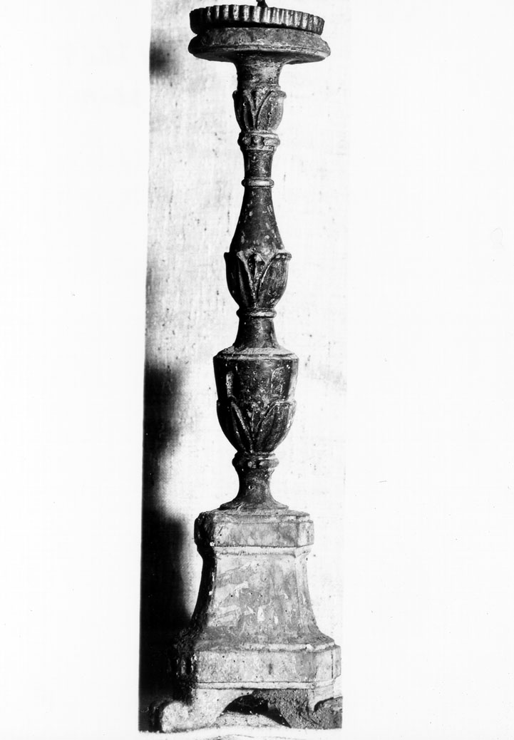 candelabro, serie - bottega marchigiana (fine sec. XVII)