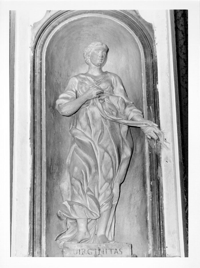 Castità (statua) di Cappelli Agostino (attribuito) (seconda metà sec. XVIII)