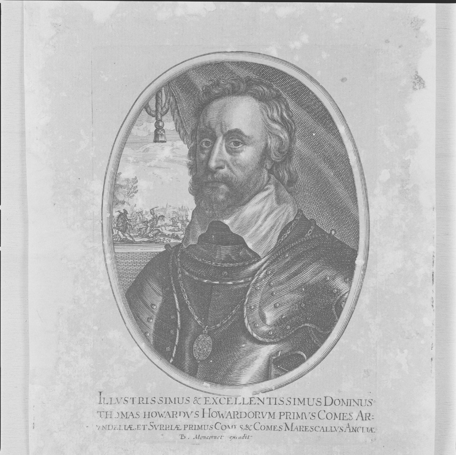 ritratto di Thomas Howard I (stampa smarginata, serie) - ambito francese, ambito francese, ambito francese (sec. XVII)