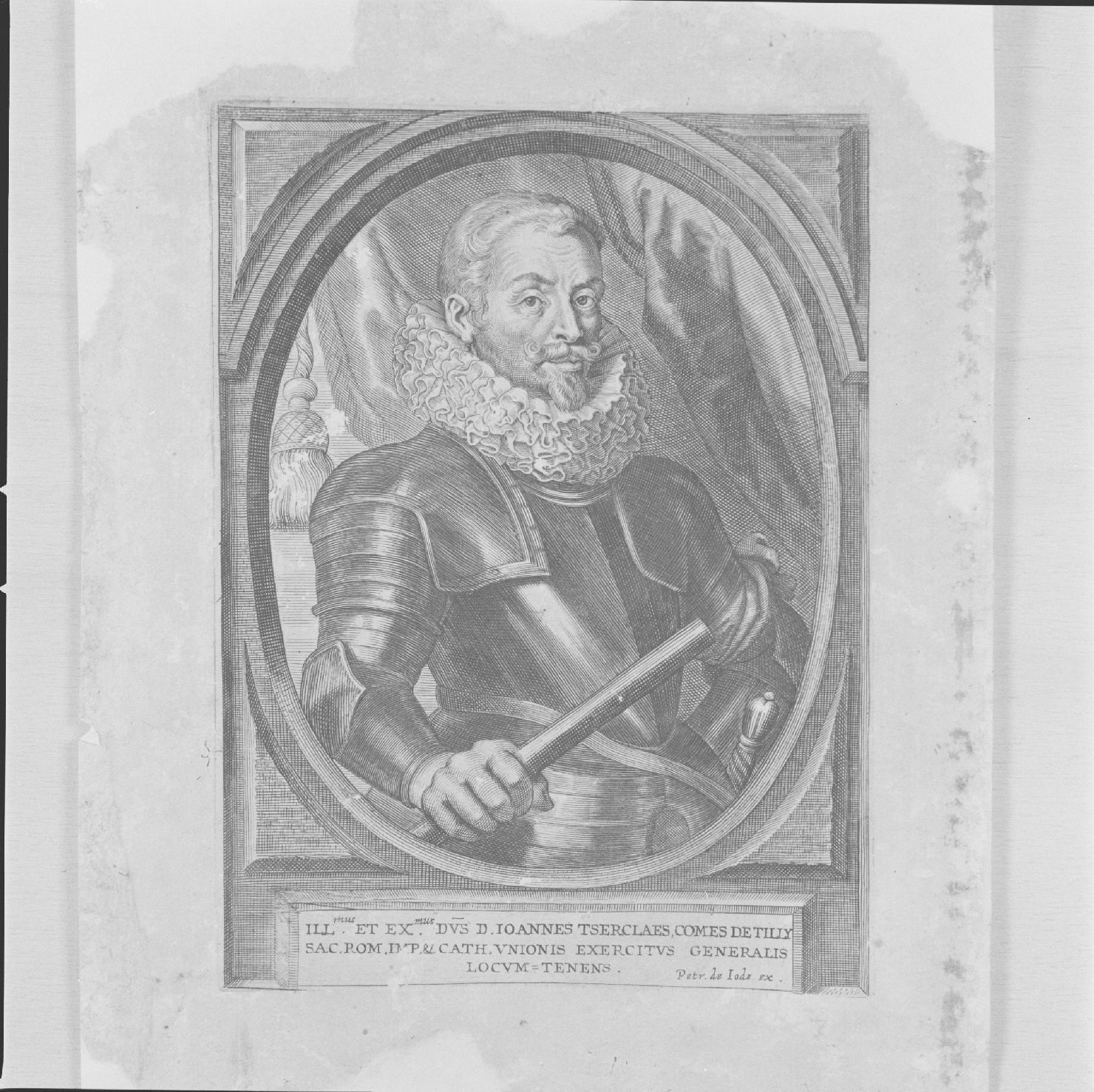 ritratto del conte Giovanni Tserclaes (stampa) - ambito fiammingo, ambito fiammingo, ambito fiammingo (sec. XVII)