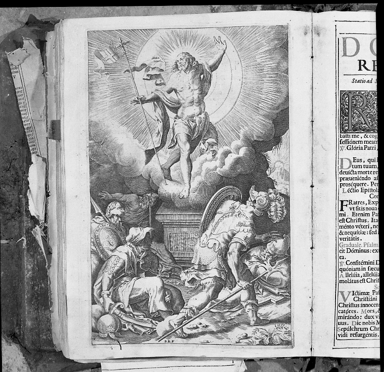 resurrezione di Cristo (stampa) - ambito veneziano (sec. XVII, sec. XVIII)