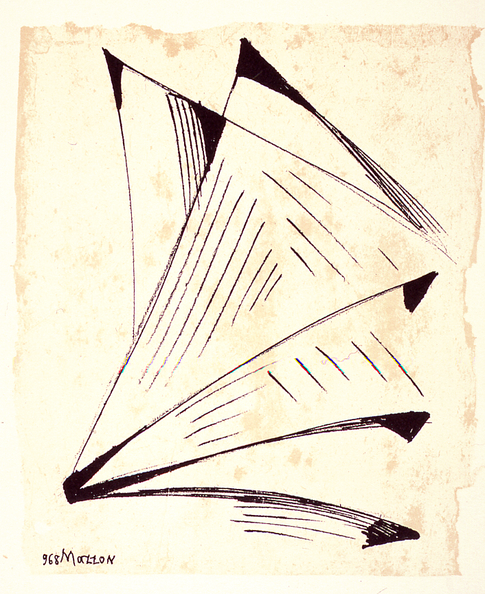 Forme astratte, motivi astratti (stampa) di Mazzon Galliano (sec. XX)