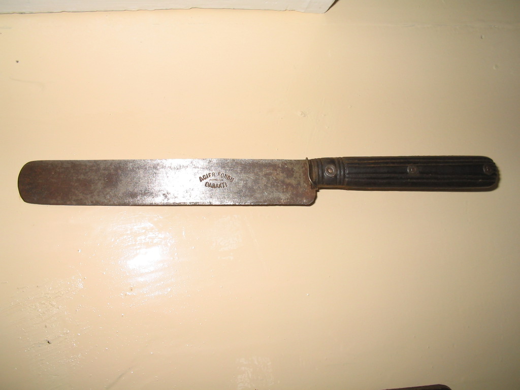 coltello da cucina - bottega marchigiana (secc. XIX/ XX)