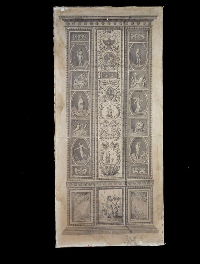 quinto pilastro esterno delle Logge Vaticane (stampa, serie) di Volpato Giovanni, Teseo Ludovico, Giovanni da Udine detto Giovanni Ricamatore (sec. XVIII)