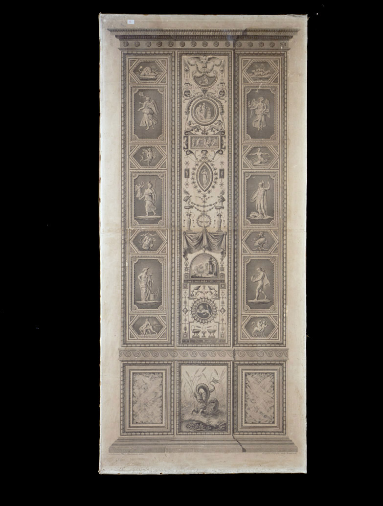 decimo pilastro esterno delle Logge Vaticane (stampa, serie) di Volpato Giovanni, Teseo Ludovico, Giovanni da Udine detto Giovanni Ricamatore (sec. XVIII)